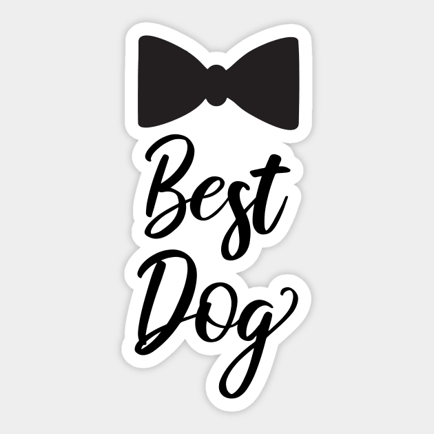 Wedding Dog  , best dog Sticker by TeeAMS